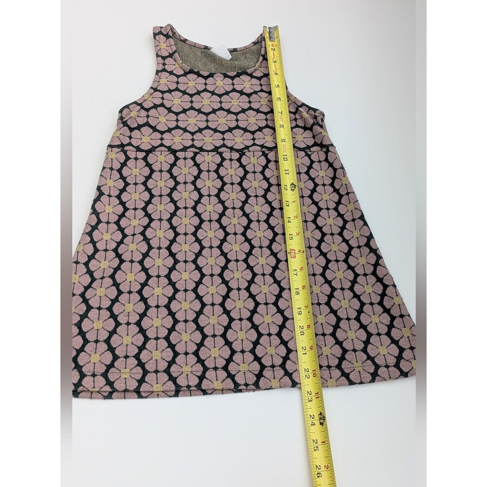 Zara Girls' (Size 7) Jumper/Pinafore Dress w/All-Around  Floral Pattern - Picture 7 of 10